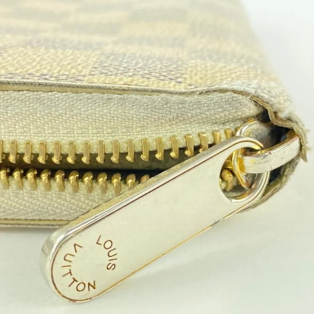 Louis Vuitton Damier Azur Zippy Long Wallet